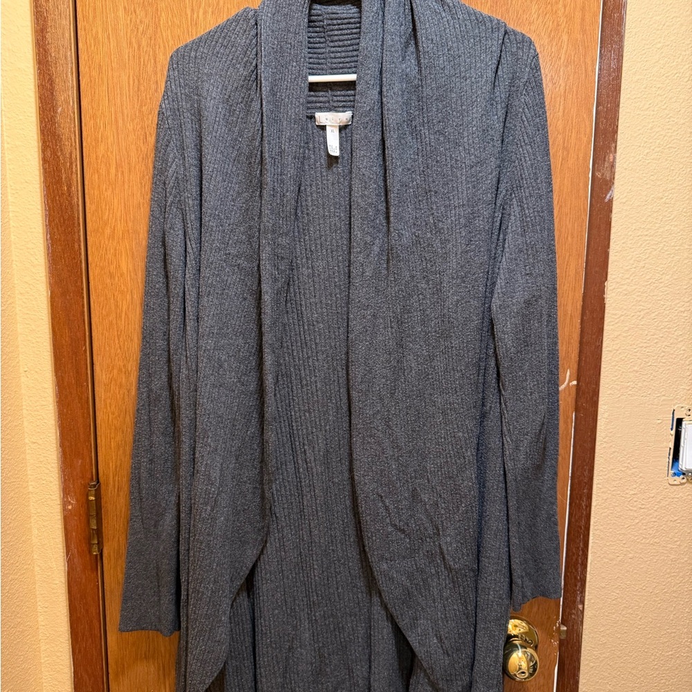 Leith Charcoal Knit Cardigan